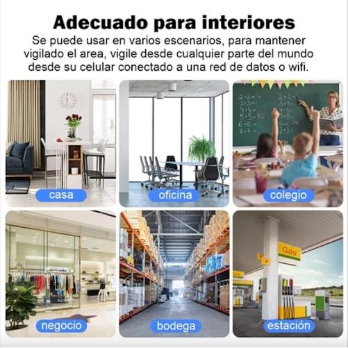 Cámara tipo ampolleta foco 360°